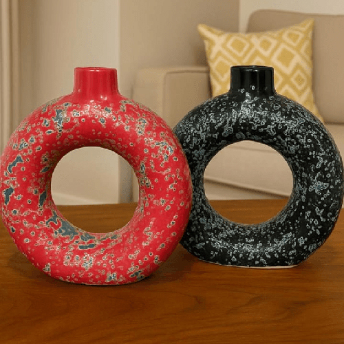 Ceramic Donut Vase