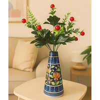 Ceramic Painting Flower Vase - Color: Multicolor