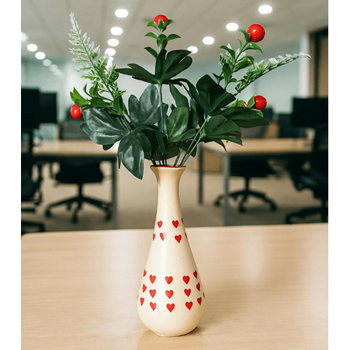 Ceramic Hand-Painted Flower Vase