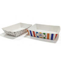 Burger Paper Tray - Color: Brown