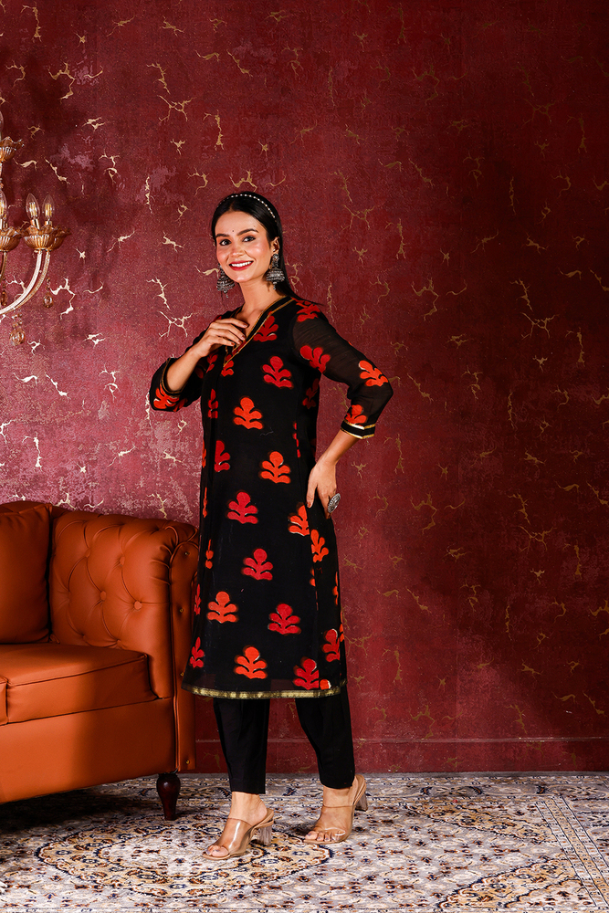 Zehra Kurta Set - Color: Different Available