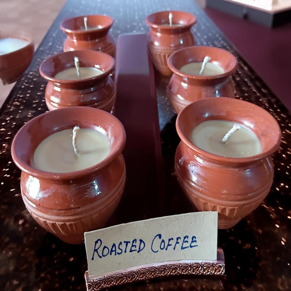 Roasted cofee candle