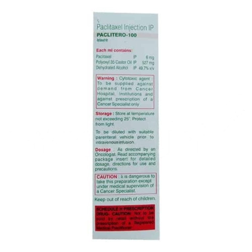 Paclitero 100 mg Injection