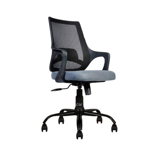 Grey And Black Executive Mesh Chair - Design: Modern