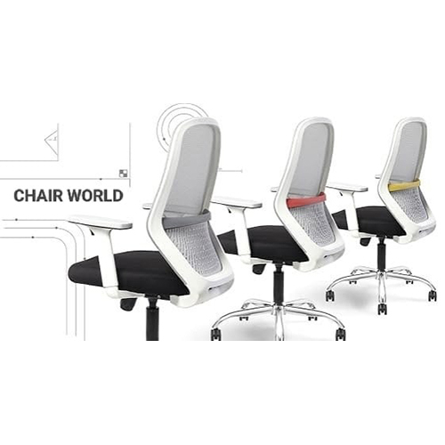 White Executive Mesh Chair - Feature: Durable
