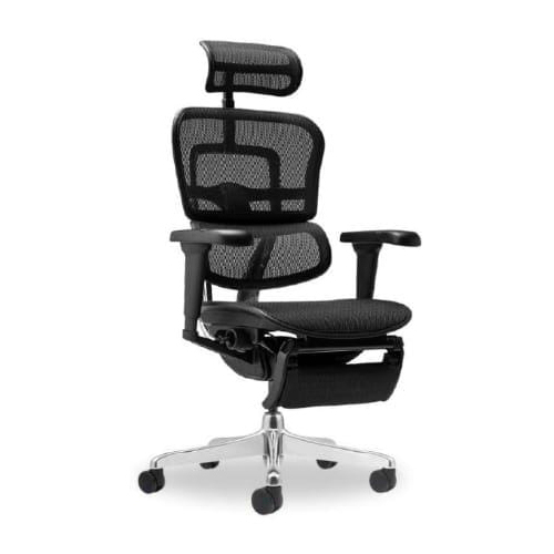 Aura Ultra Black Mesh High Back Chair