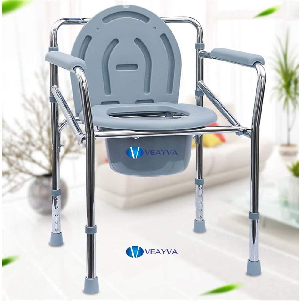Adjustable Commode - Color: Chrome Cotted