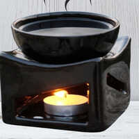 13cm Dia 9cm Ceramic Arima Candle Diffuser - Color: Different Available