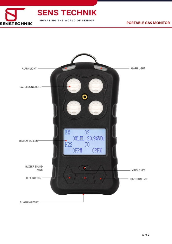 Single Gas Detector