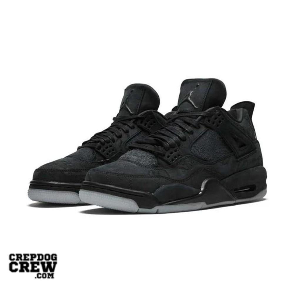  Jordan 4 Retro Kaws Black