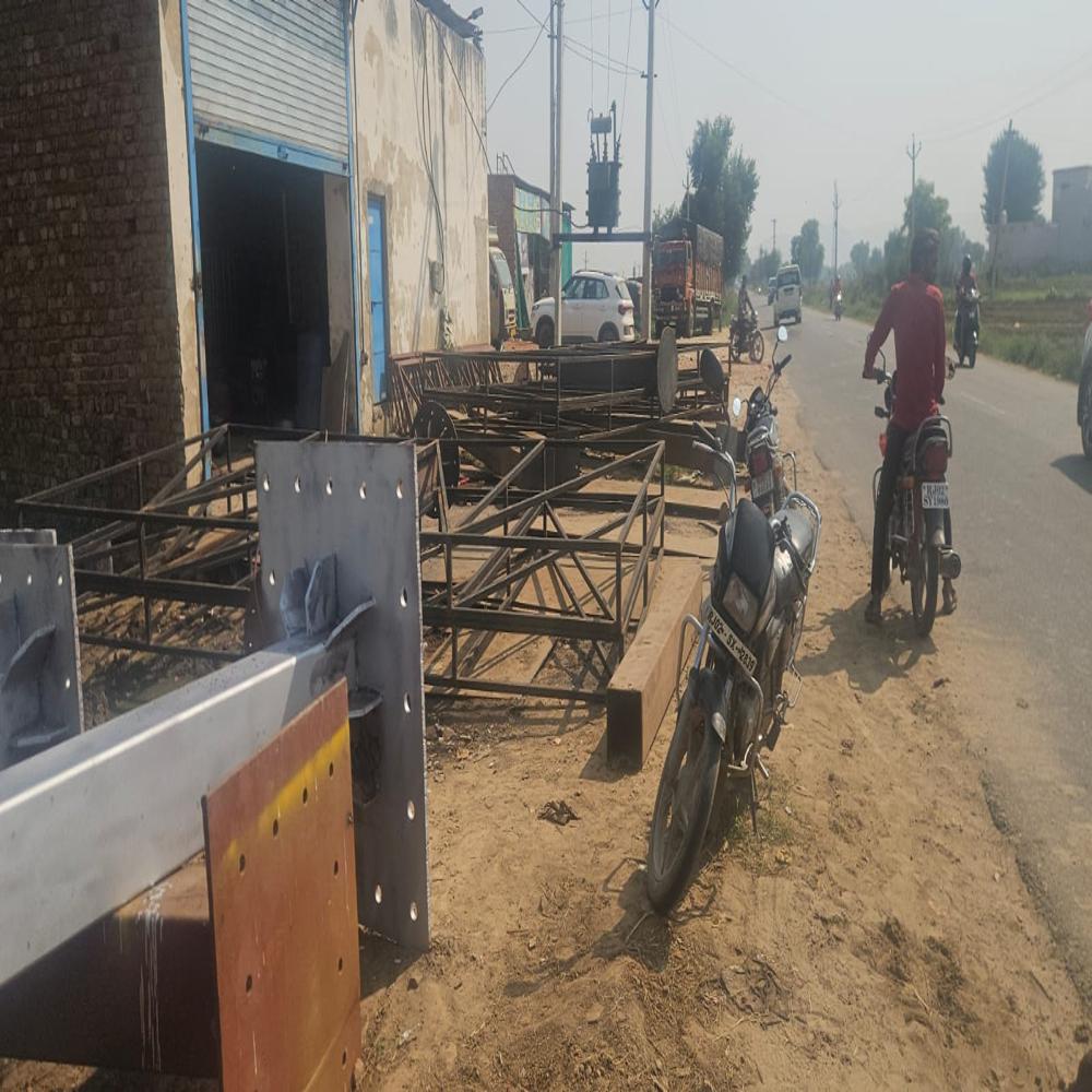 Unipole Hoarding Structure - Body Material: Stainless Steel