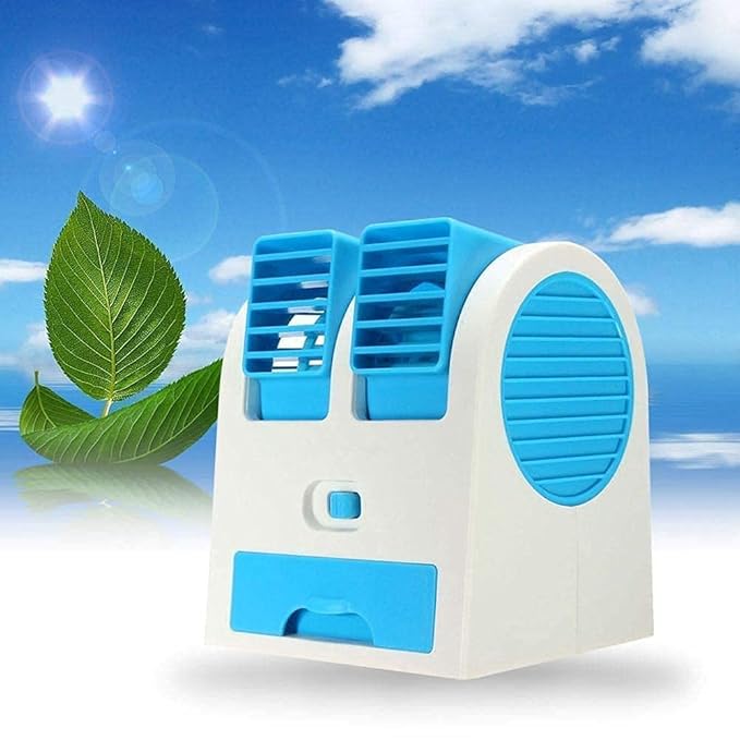 Portable Mini Cooler - Color: Multi Colour