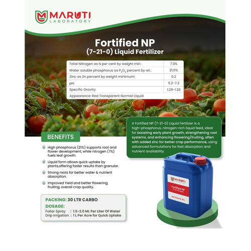 Fortified Np (7-21-0) Liquid Fertilizer - Application: Agriculture