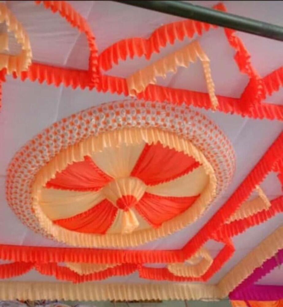 Premium Ceiling Tent Fabric for Mandap and Event Decoration with Luxurious Draping Effect
