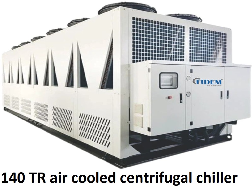 140 TR air cooled centrifugal chiller