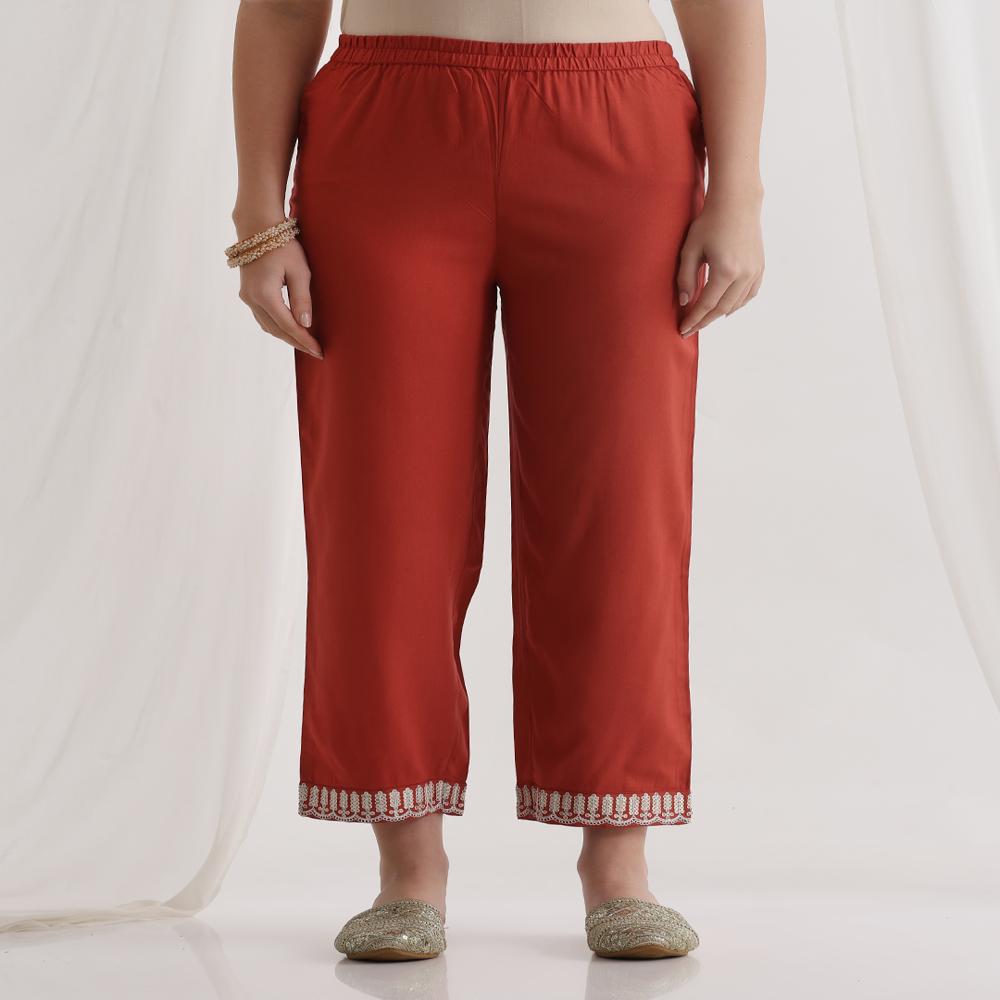 Women Kurta Set - Color: Rust
