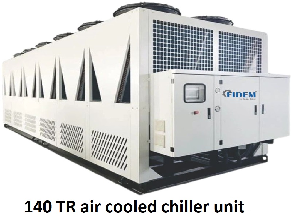 140 TR air cooled chiller unit