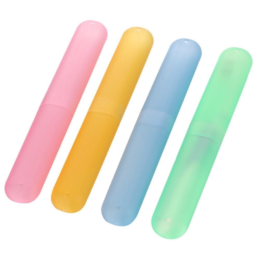 Plastic Toothbrush Cover - Color: Multi Colour