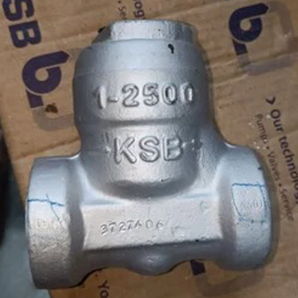 KSB Make Forged Steel Check Valves Class 2500 Socket Weld