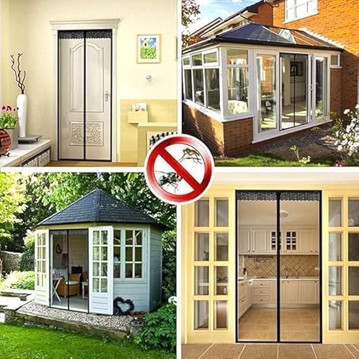 Magic Magnetic Door Mesh Curtain