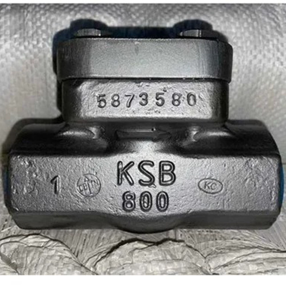 KSB Make Forged Steel Check Valves Class 800 Socket Weld