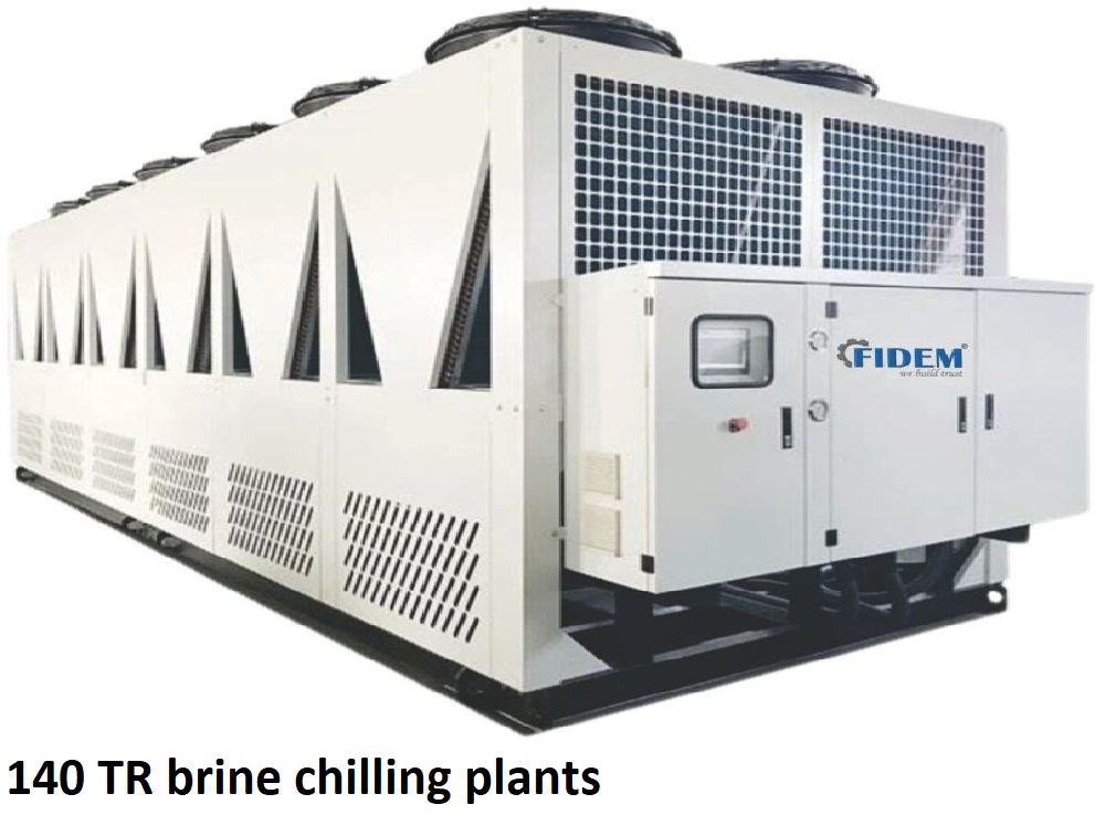 140 TR brine chilling plants