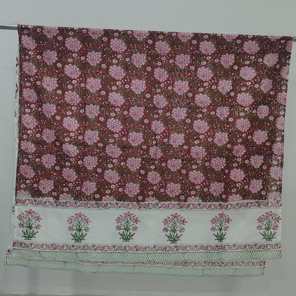 Hand Block Printed Cotton Dupatta