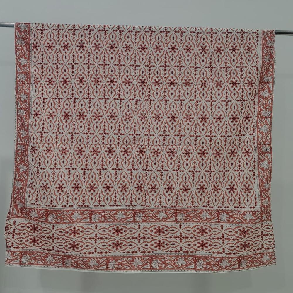 Hand Block Printed Cotton Dupatta