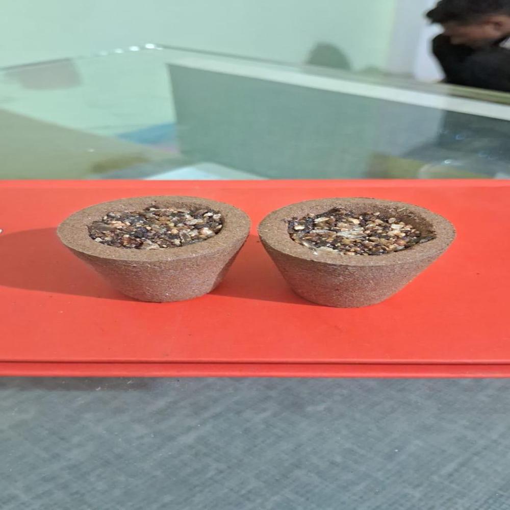 25 CAVITY AUTOMATIC SAMBRANI CUP MAKING MACHINE WITH MATERIAL AUTO FEEDER