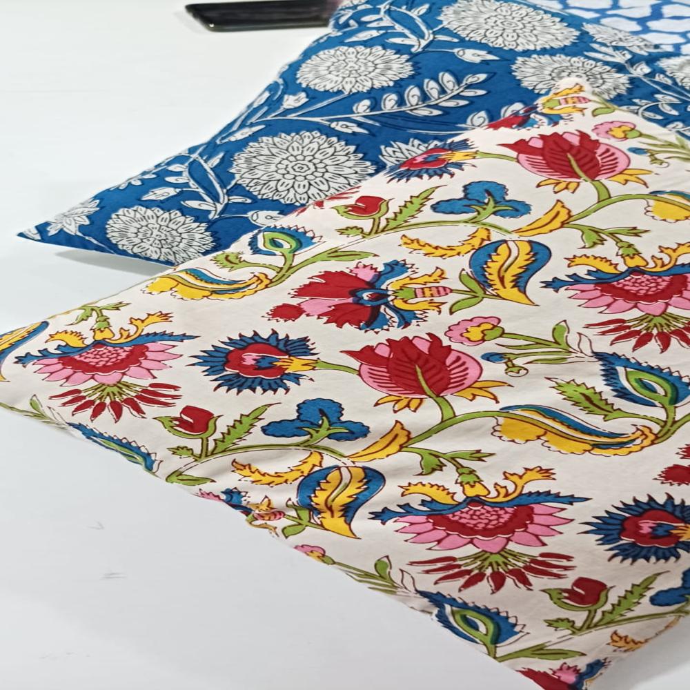 Hand Block Printed Cotton Cushion Covers
