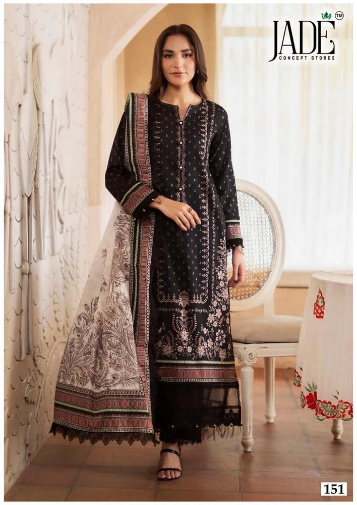 Jade Chevron Vol-16  Karachi Dress Material