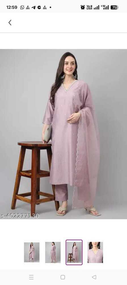 PREMIUM QUALITY PARTY WEAR  3 PIC COLLECTION 1