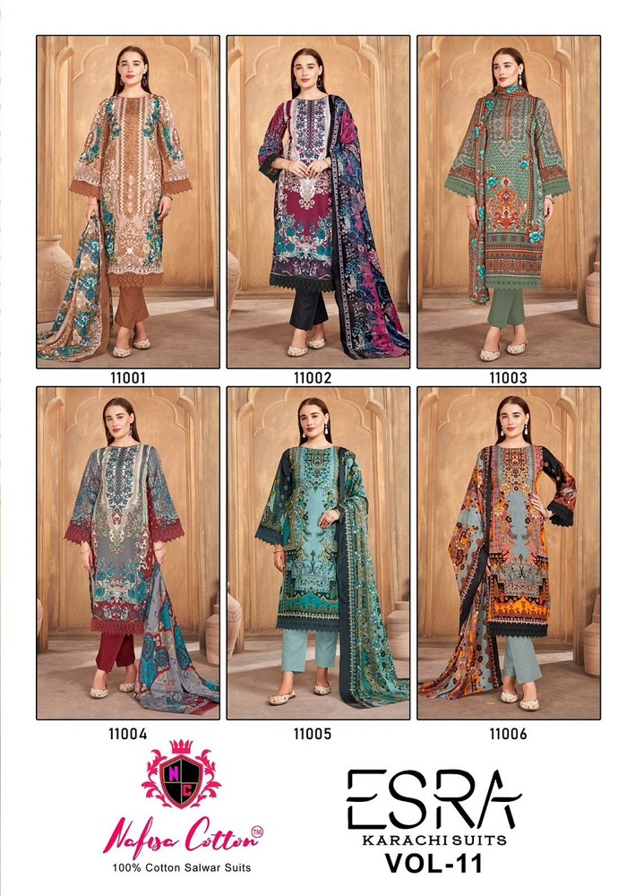 Nafisa Esra Karachi Vol-11  Dress Material