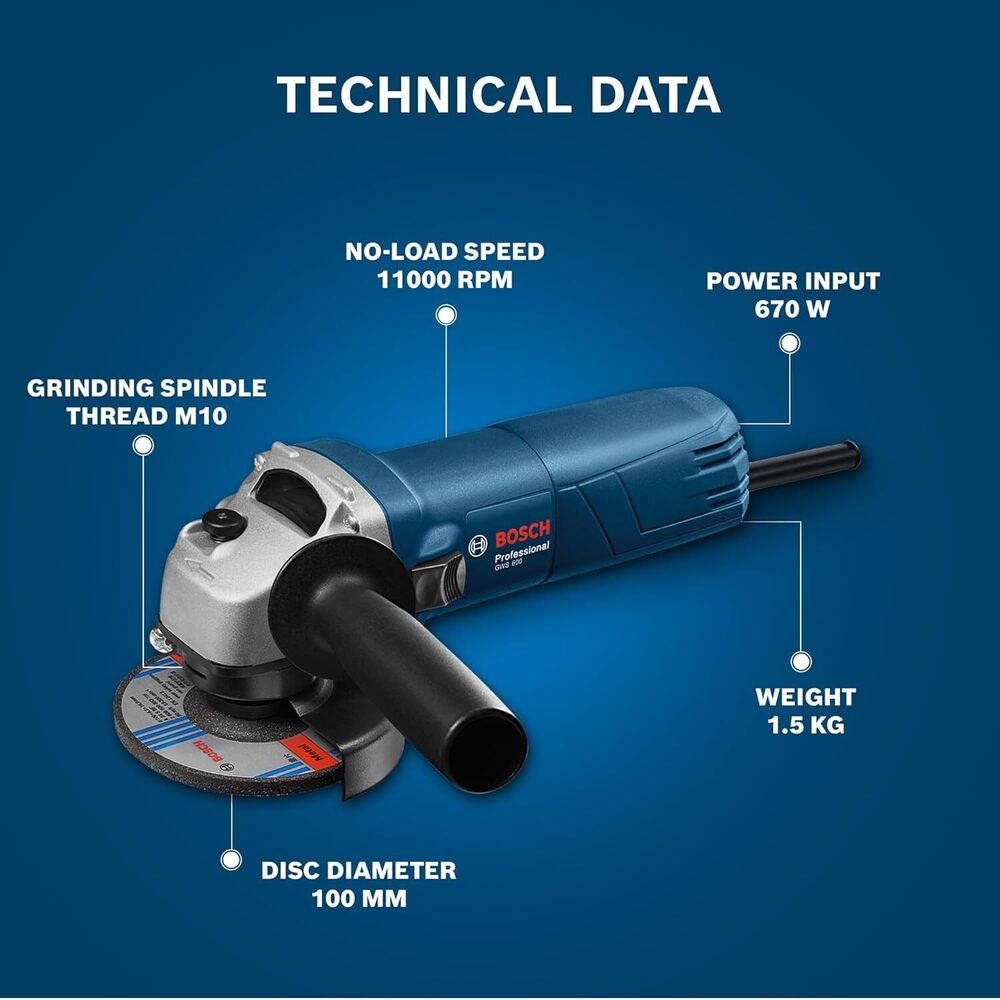 Bosch Grinder - Application: Variety Of Applications