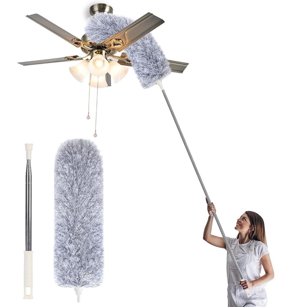Telescopic Fan Duster - Color: Sliver