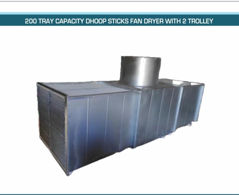 100 TRAY CAPACITY DHOOP STICK FAN DRYER