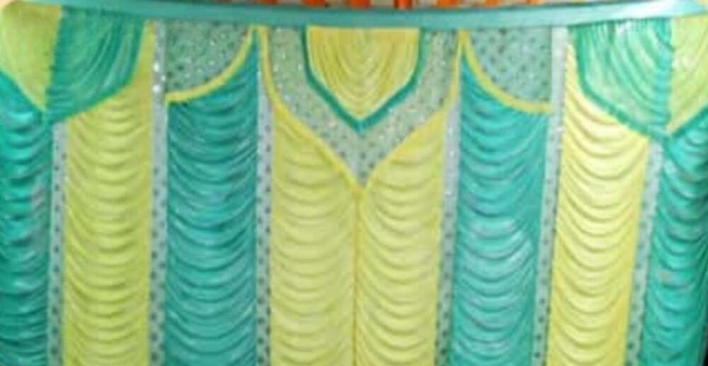 Premium Parda for Mandap Tent Decoration with Smooth Fall and Clean Elegant Finish