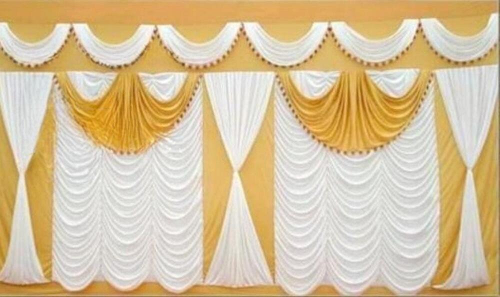 Premium Parda for Mandap Tent Decoration with Smooth Fall and Clean Elegant Finish