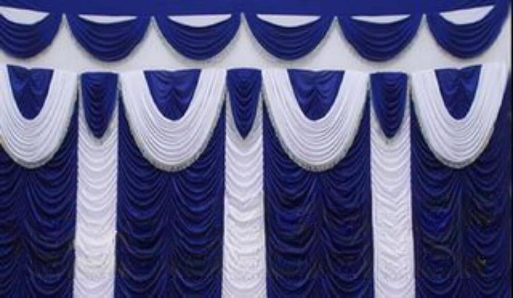 Premium Parda for Mandap Tent Decoration with Smooth Fall and Clean Elegant Finish