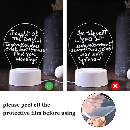 Writing Lcd Lamp