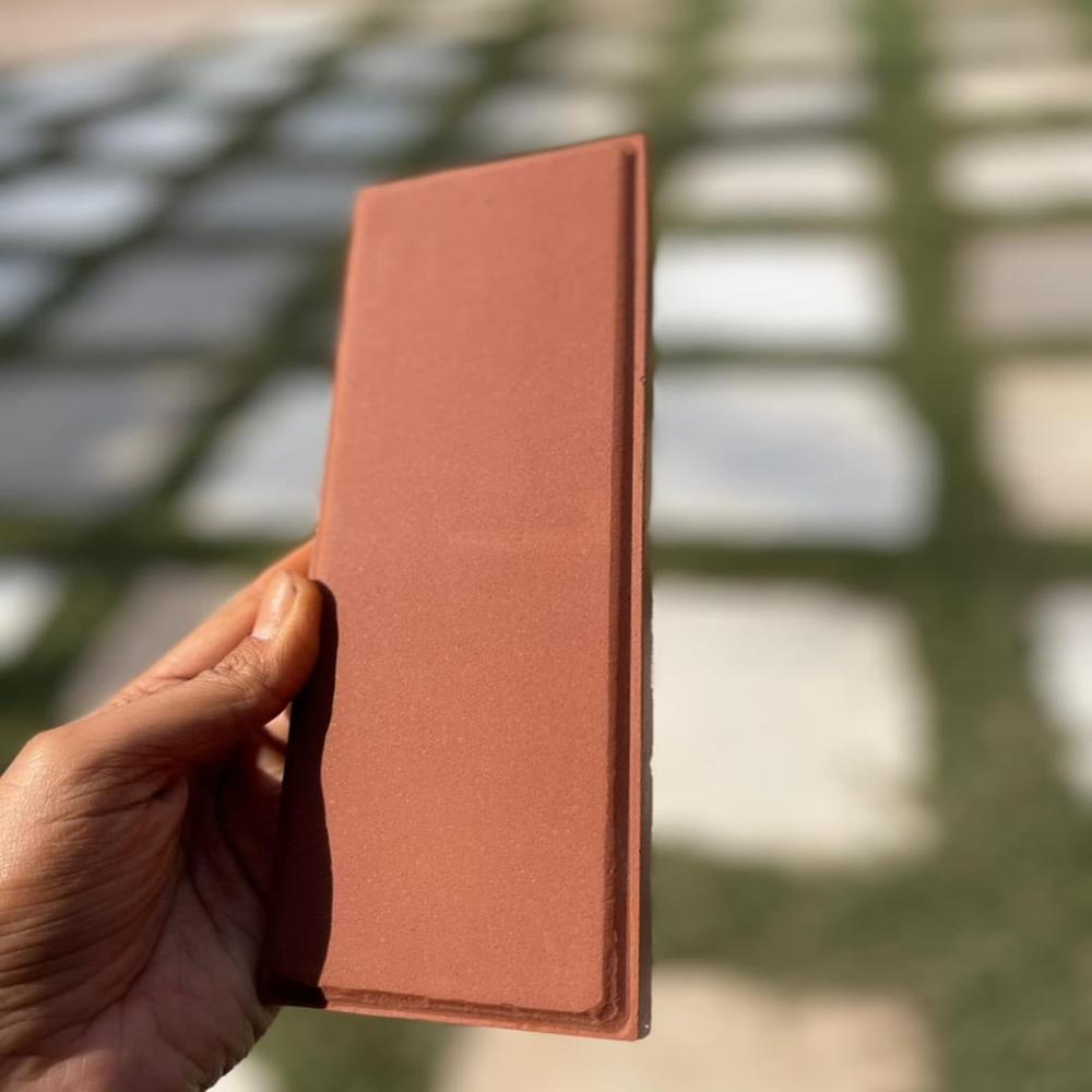 Clay Cladding Edge Tiles - Color: Red