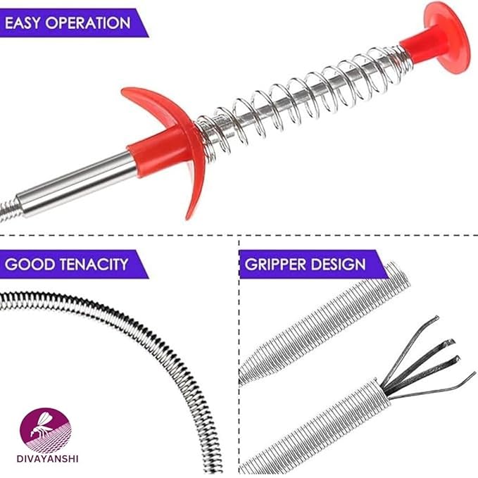 Flexible Drain Cleaner Wire Stick