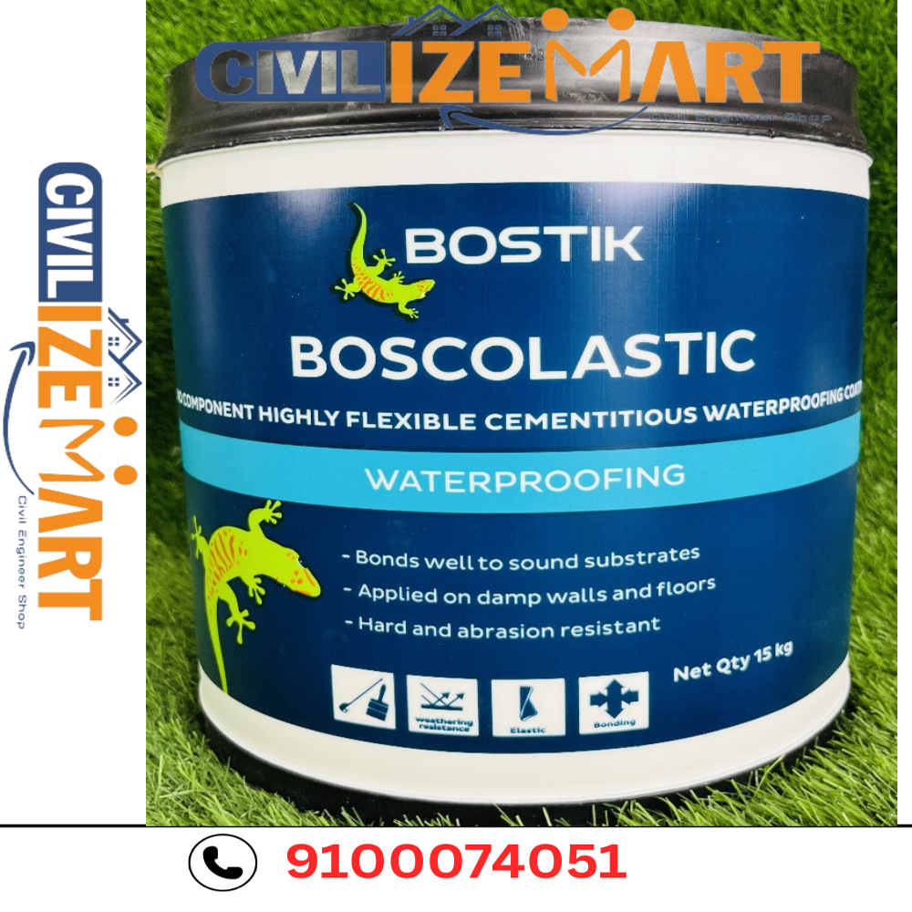 BOSTIK BOSCOLASTIC TWO COMPONENT FLEXIBLE WATERPROOFING COATING
