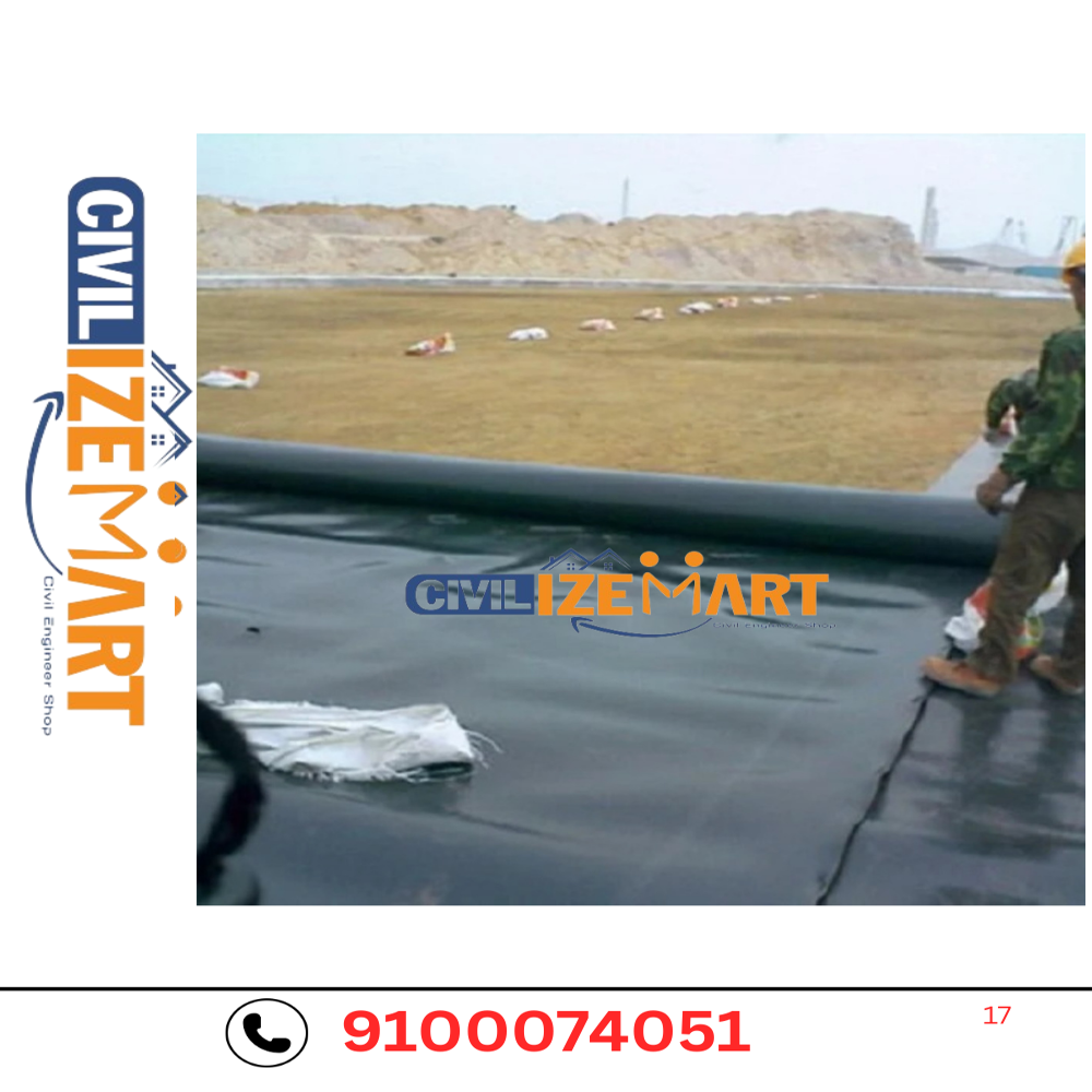WATERPROOFING MEMBRANE TAR SHEET (TAR FELT) 3MM &1M THIK