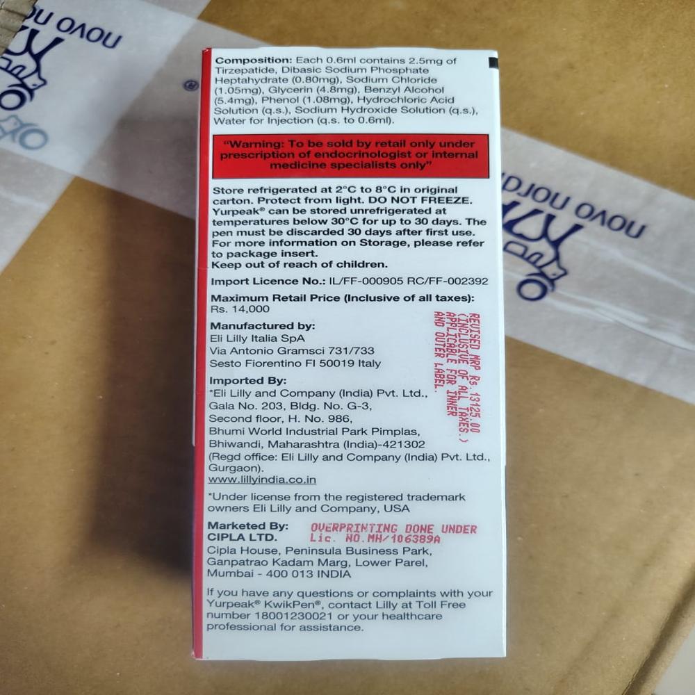 2.5mg Mounjaro Kwikpen