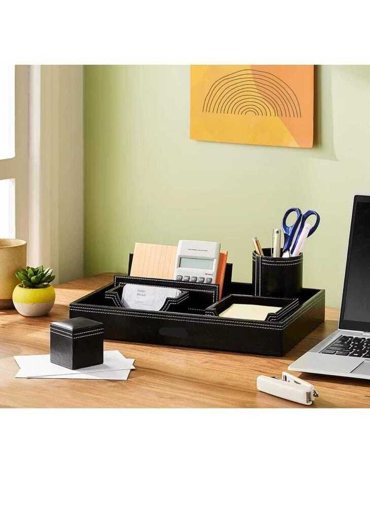 Desk Organiser - Color: Black