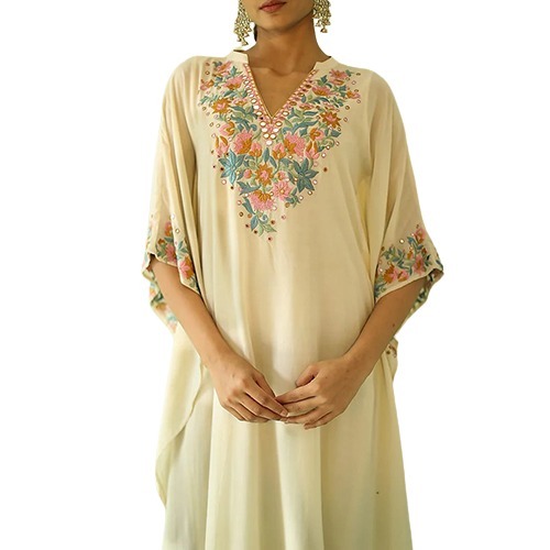 Kashmiri Embroidery  Kaftan