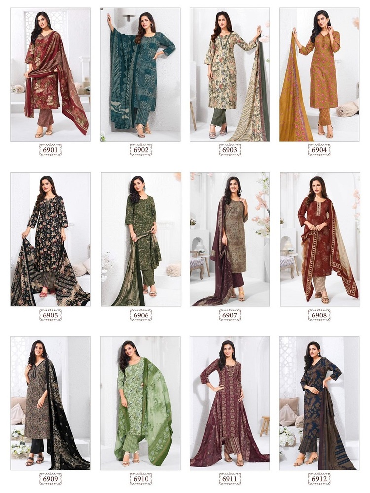 Suryajyoti Trendy Cotton Vol-69  Dress Material