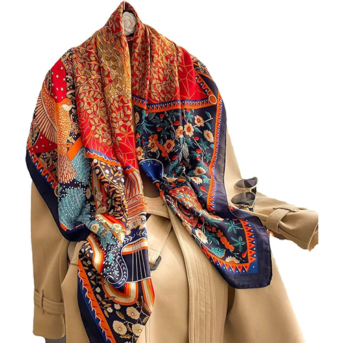 Kashmiri Silk Scarf
