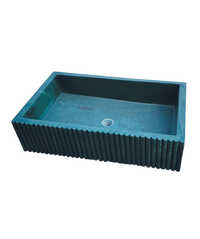 Green Stone Counter Top Wash Basin - Feature: Durable